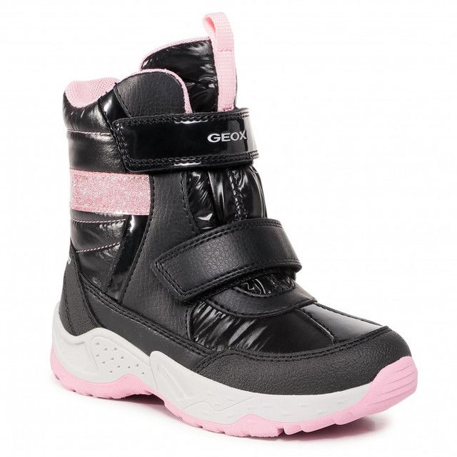 Geox Sentiero Girls Boot Tex Black pink Kids Girls boots J04CFB-C0618